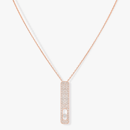 [OAKJURI Jewelry]MY FIRST DIAMOND PAVED NECKLACE