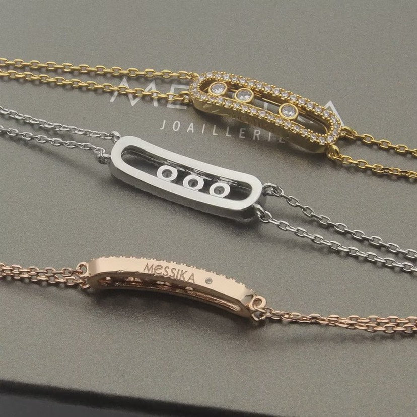 [OAKJURI Jewelry] Move Classique pavé bracelet
