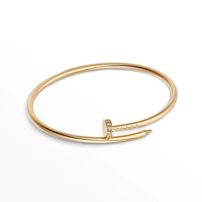 [OAKJURI Jewelry] LOVE & JUSTE & Blue Veins Clover 5-Motif Diamond Bracelet Stack Set