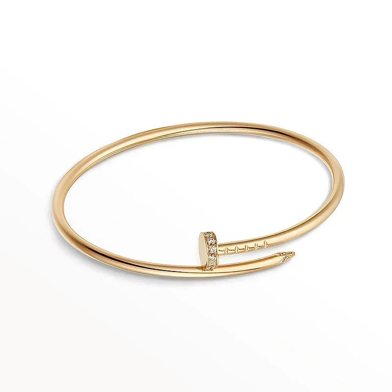 [OAKJURI Jewelry] LOVE & JUSTE Baby Move Diamond Bracelet Stack Set
