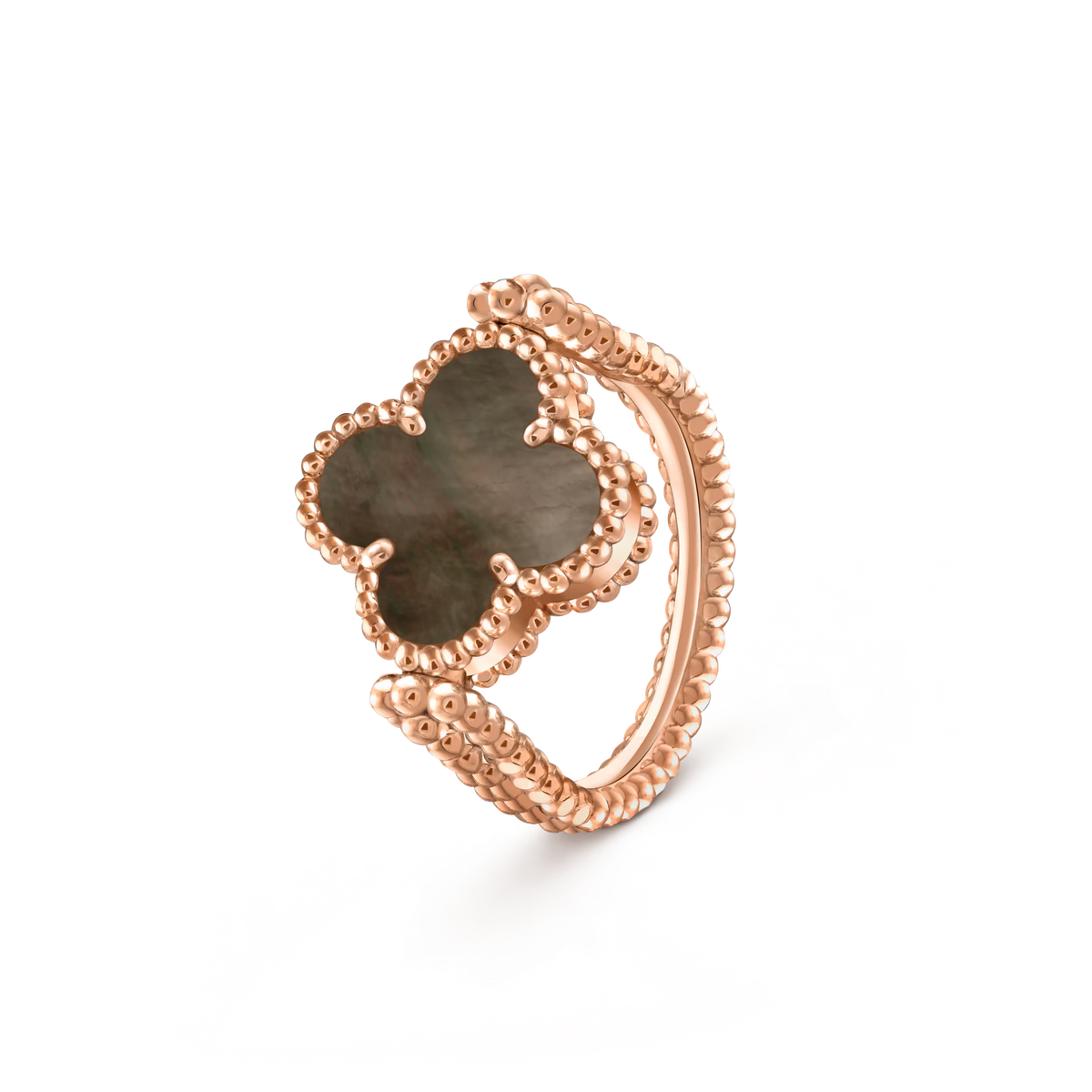 [OAKJURI Jewelry]CLOVER RIVERSIBLE RING ROSE GOLD COLLECTION