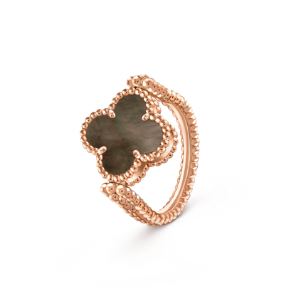 [OAKJURI Jewelry]CLOVER RIVERSIBLE RING ROSE GOLD COLLECTION