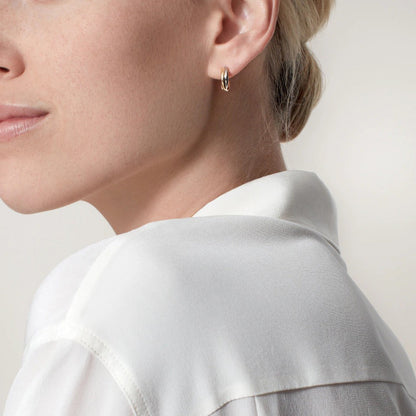 [OAKJURI Jewelry] TRINITY ON DIAMOND MINI EARRINGS