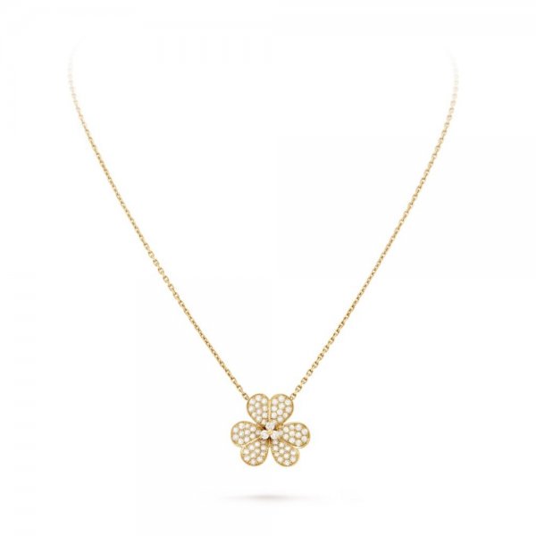 [OAKJURI Jewelry]FLOWER DIAMOND NECKLACE