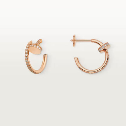 [OAKJURI Jewelry] JUSTE FULL DIAMOND SMALL EARRINGS