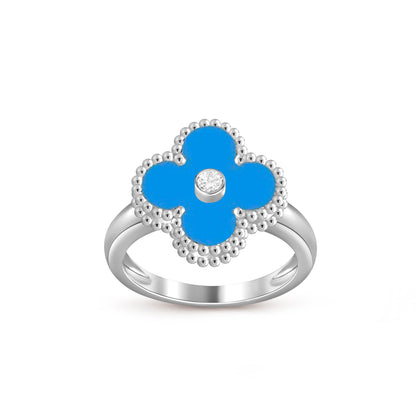 [OAKJURI Jewelry]CLOVER SILVER DIOMND RING COLLECTION