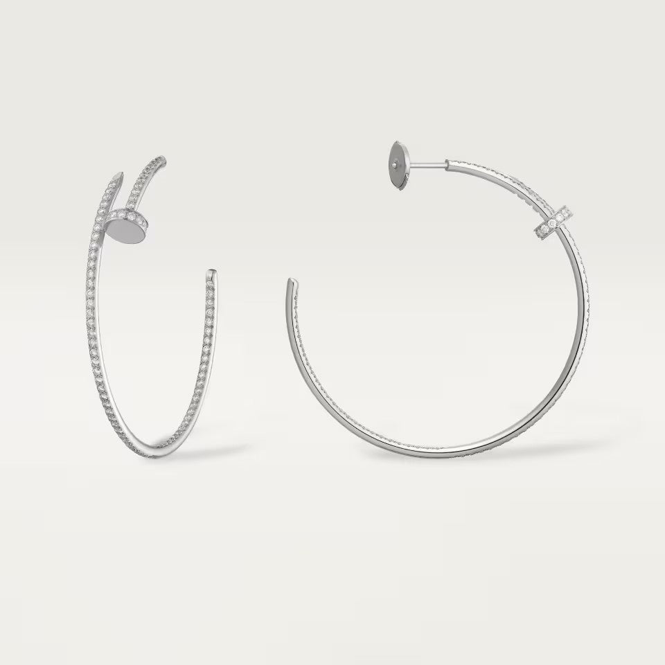 [OAKJURI Jewelry] JUSTE FULL DIAMOND LARGE EARRINGS