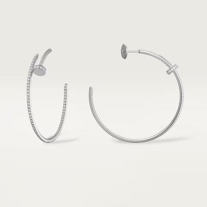 [OAKJURI Jewelry] JUSTE FULL DIAMOND LARGE EARRINGS