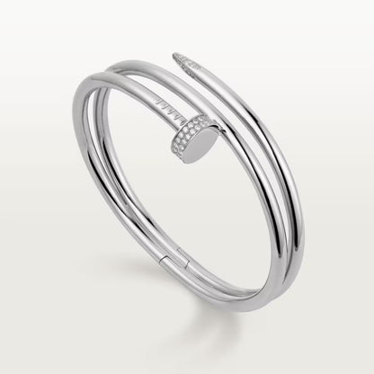 [OAKJURI Jewelry] JUSTE BRACELET 3.5MM DOUBLE ROW DIAMOND
