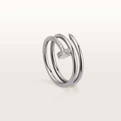 [OAKJURI Jewelry] JUSTE RING 4.8MM HALF DIAMOND