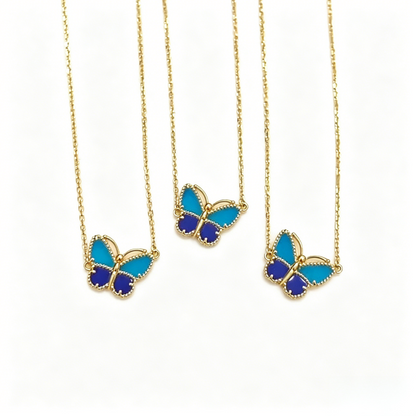 [OAKJURI Jewelry] 2026 NEW LUCKY BUTTERFLY 1 MOTIFS NECKLACE