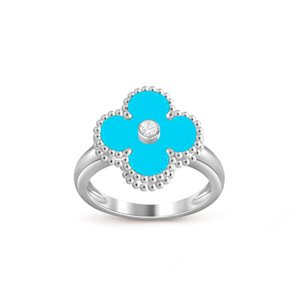 [OAKJURI Jewelry]CLOVER SILVER DIOMND RING COLLECTION
