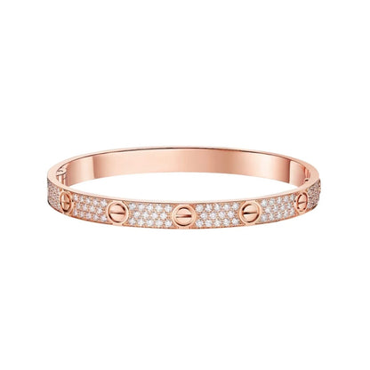 [OAKJURI Jewelry] LOVE BRACELET 6.1MM DIAMOND-PAVED