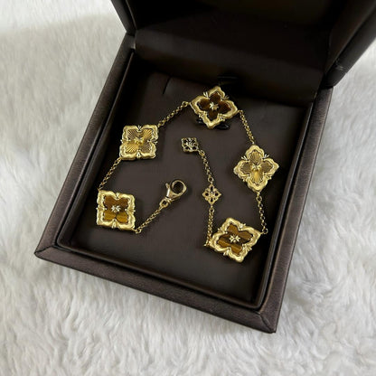 [OAKJURI Jewelry JEWELRY] OPERA 5 MOTIFS TULLE ENAMEL BRACELET