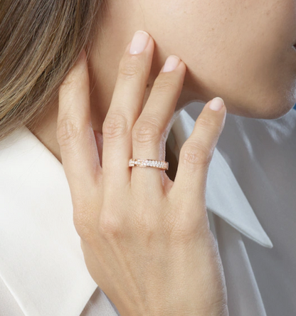 [OAKJURI Jewelry]ALLIANCE LIENS VIDENCE PAVED DIAMOND 4MM RING