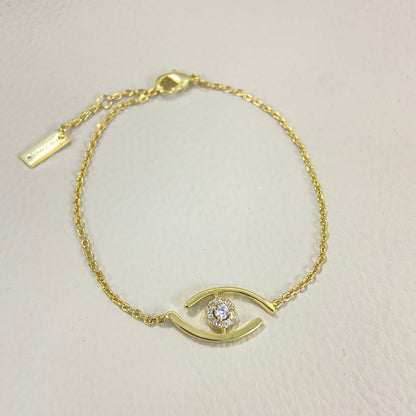 [OAKJURI Jewelry]Lucky Eye Pave-Set Diamond Bracelet