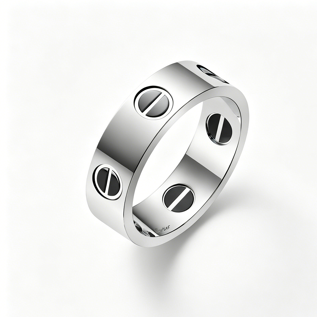 [OAKJURI Jewelry] LOVE RING 5.5MM NO DIAMONDS  CERAMIC
