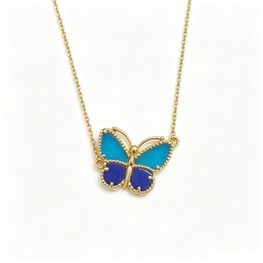 [OAKJURI Jewelry] 2026 NEW LUCKY BUTTERFLY 1 MOTIFS NECKLACE