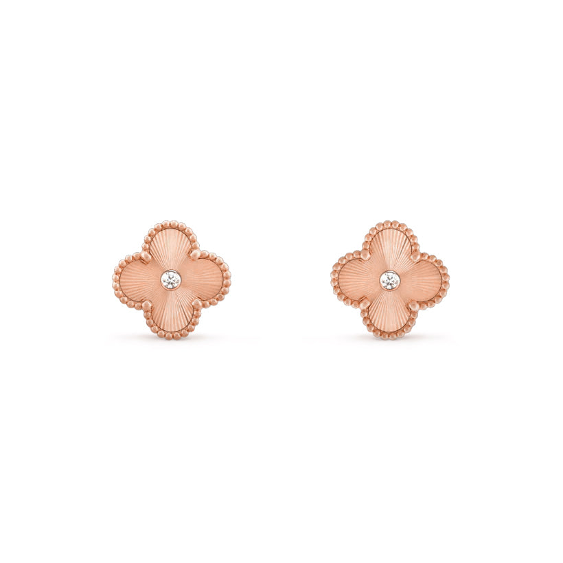 [OAKJURI Jewelry]CLOVER  15MM DIAMOND EARRINGS COLLECTION