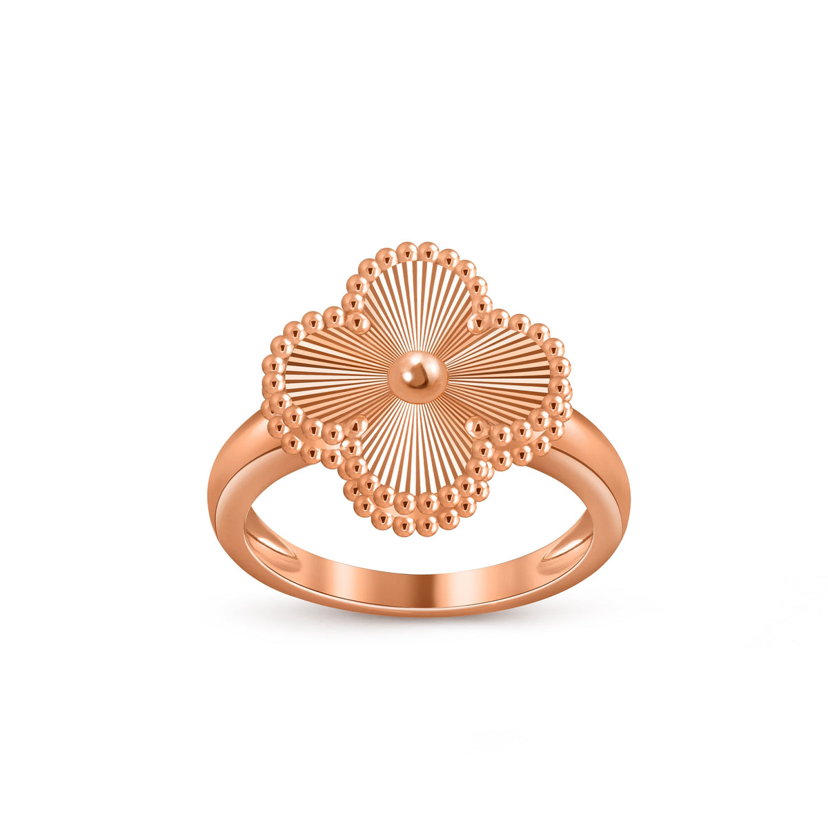 [OAKJURI Jewelry]CLOVER RING ROSE GOLD COLLECTION