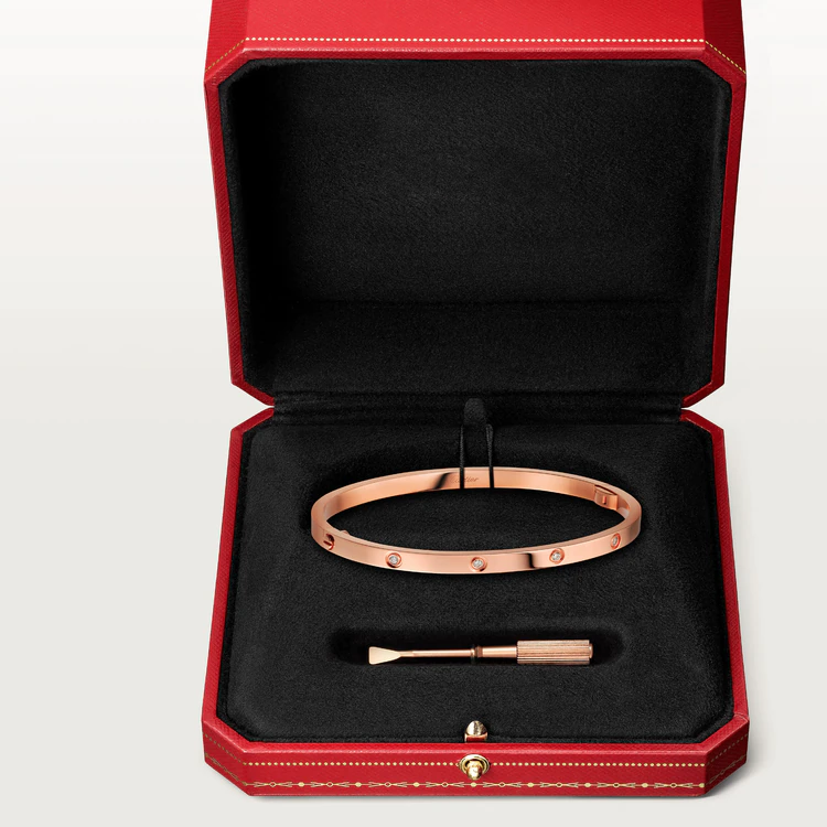 [OAKJURI Jewelry] LOVE BRACELET 3.65MM 10 DIAMONDS