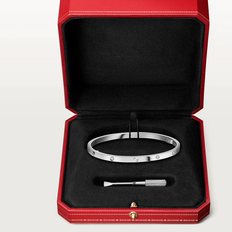 [OAKJURI Jewelry] LOVE BRACELET 3.65MM 6 DIAMONDS