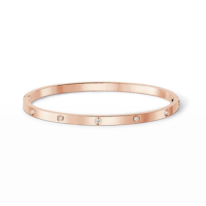 [OAKJURI Jewelry] LOVE BRACELET 3.65MM 10 DIAMONDS