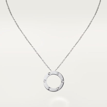 [OAKJURI Jewelry] LOVE NECKLACE 16MM 3 DIAMONDS