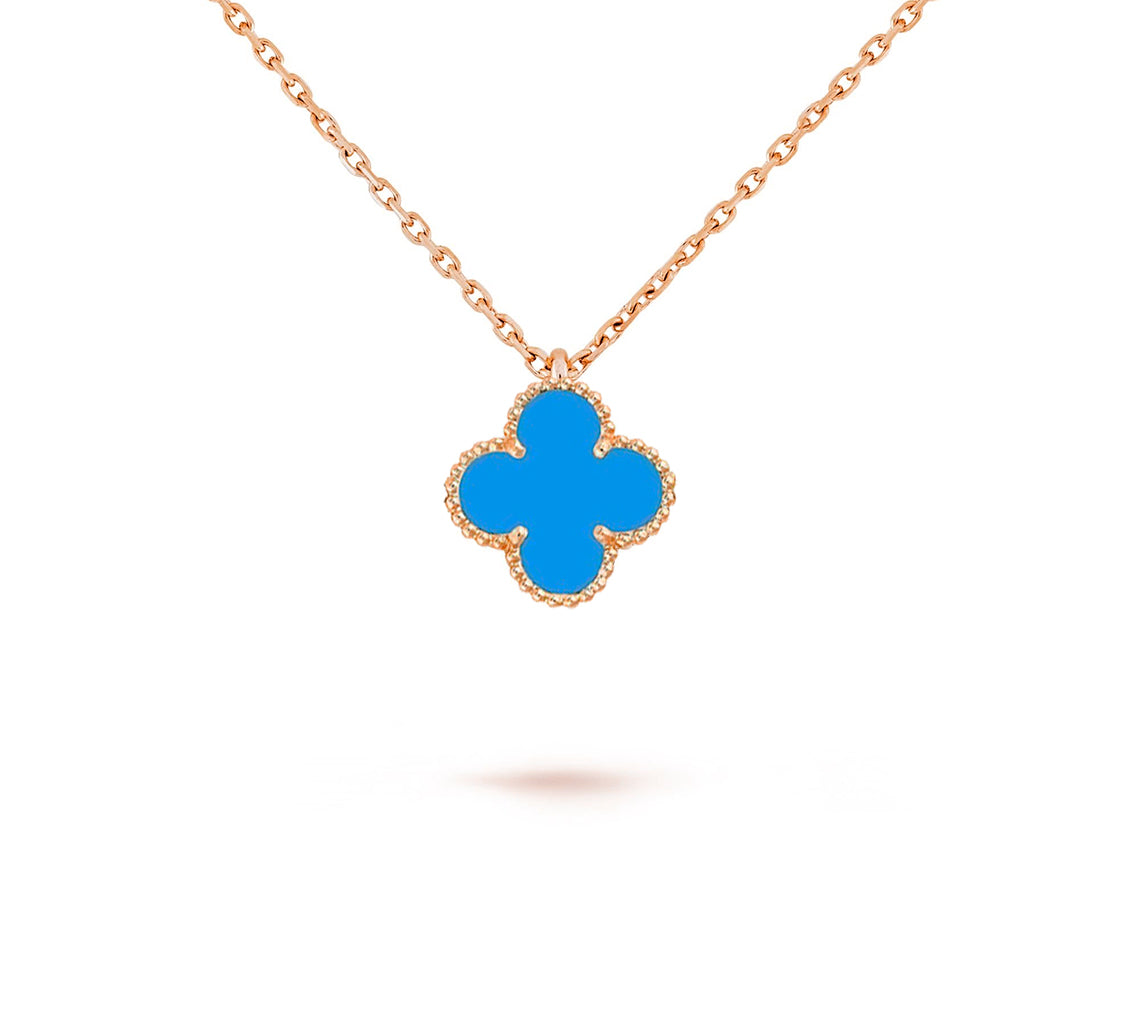 [OAKJURI Jewelry]CLOVER MINI 9.5MM CARNELIANS NECKLACE COLLECTION