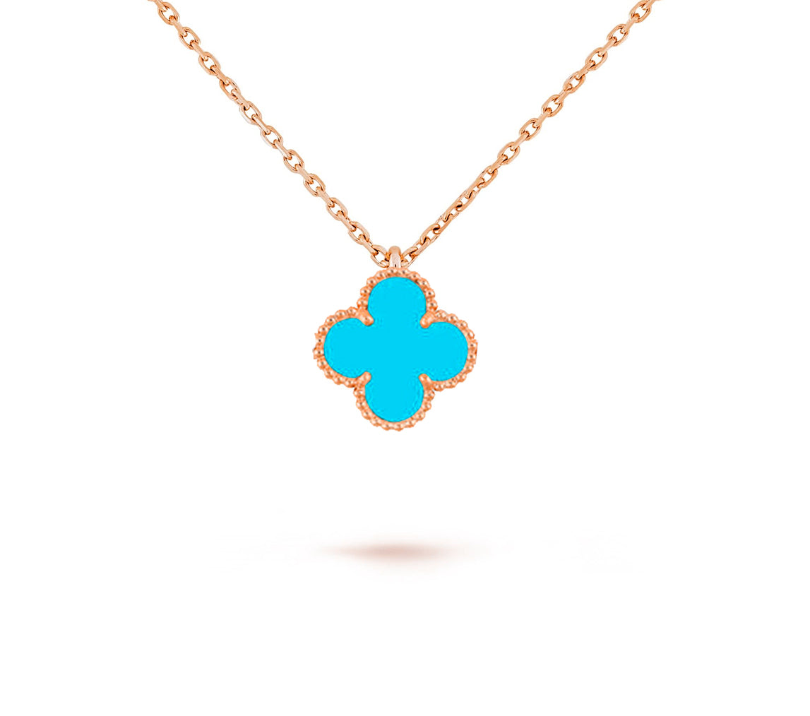 [OAKJURI Jewelry]CLOVER MINI 9.5MM CARNELIANS NECKLACE COLLECTION