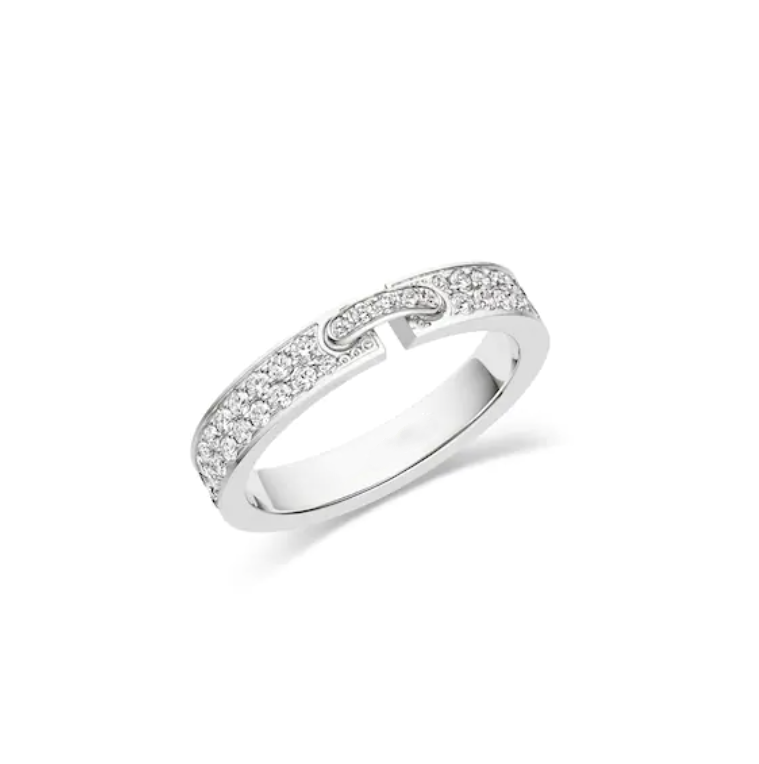 [OAKJURI Jewelry]ALLIANCE LIENS VIDENCE PAVED DIAMOND 4MM RING
