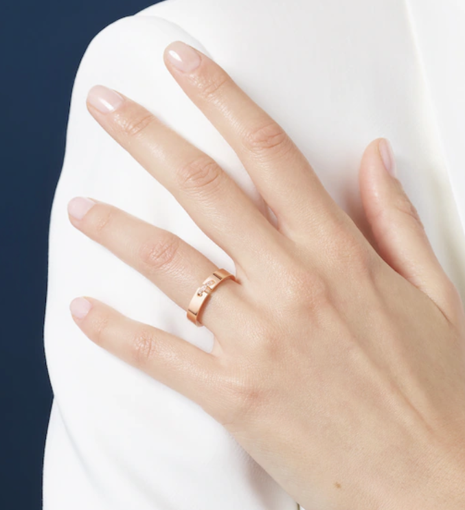 [OAKJURI Jewelry]ALLIANCE LIENS VIDENCE DIAMOND 4MM RING