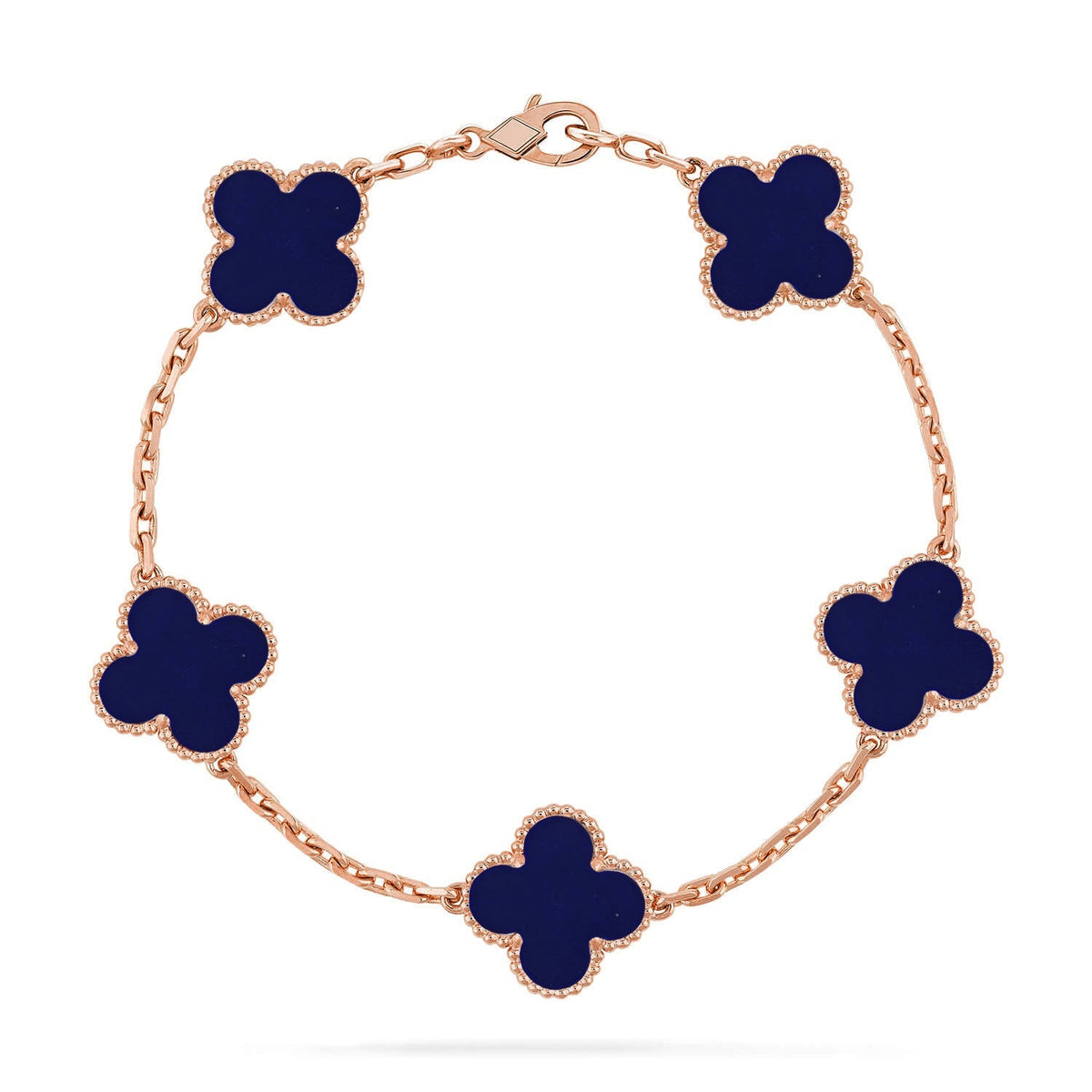 [OAKJURI Jewelry]CLOVER 5 MOTIF LAPIS LAZULI BRACELET COLLECTION