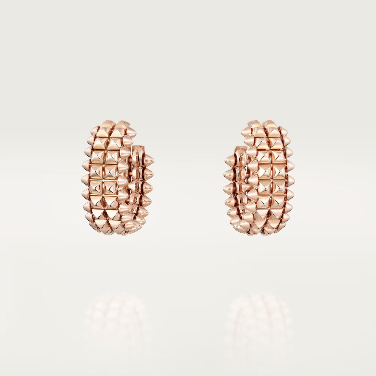 [OAKJURI Jewelry] CLASH 9.2MM DOUBLE ROW EARRINGS