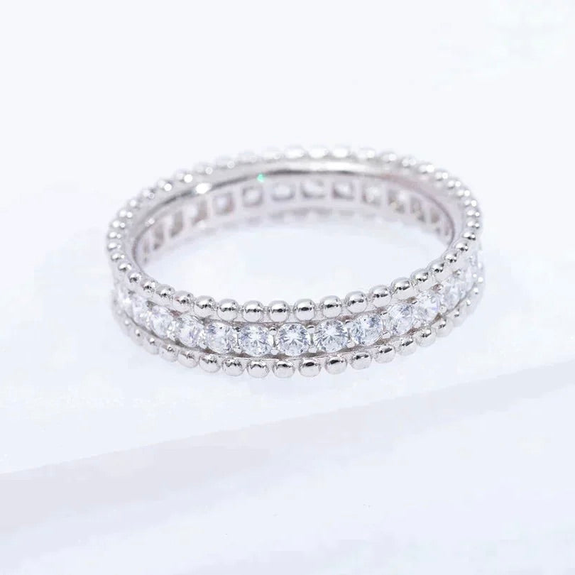 [OAKJURI Jewelry]PERLEE DIAMOND SILVER RING