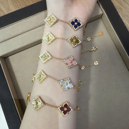 [OAKJURI Jewelry JEWELRY] OPERA 5 MOTIFS TULLE ENAMEL BRACELET