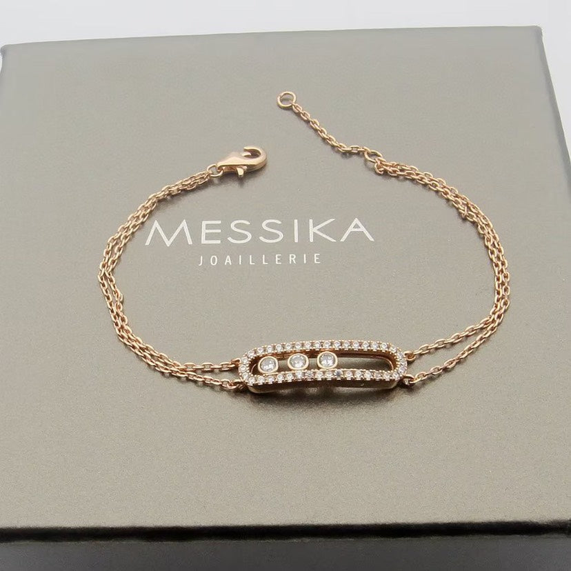 [OAKJURI Jewelry] Move Classique pavé bracelet