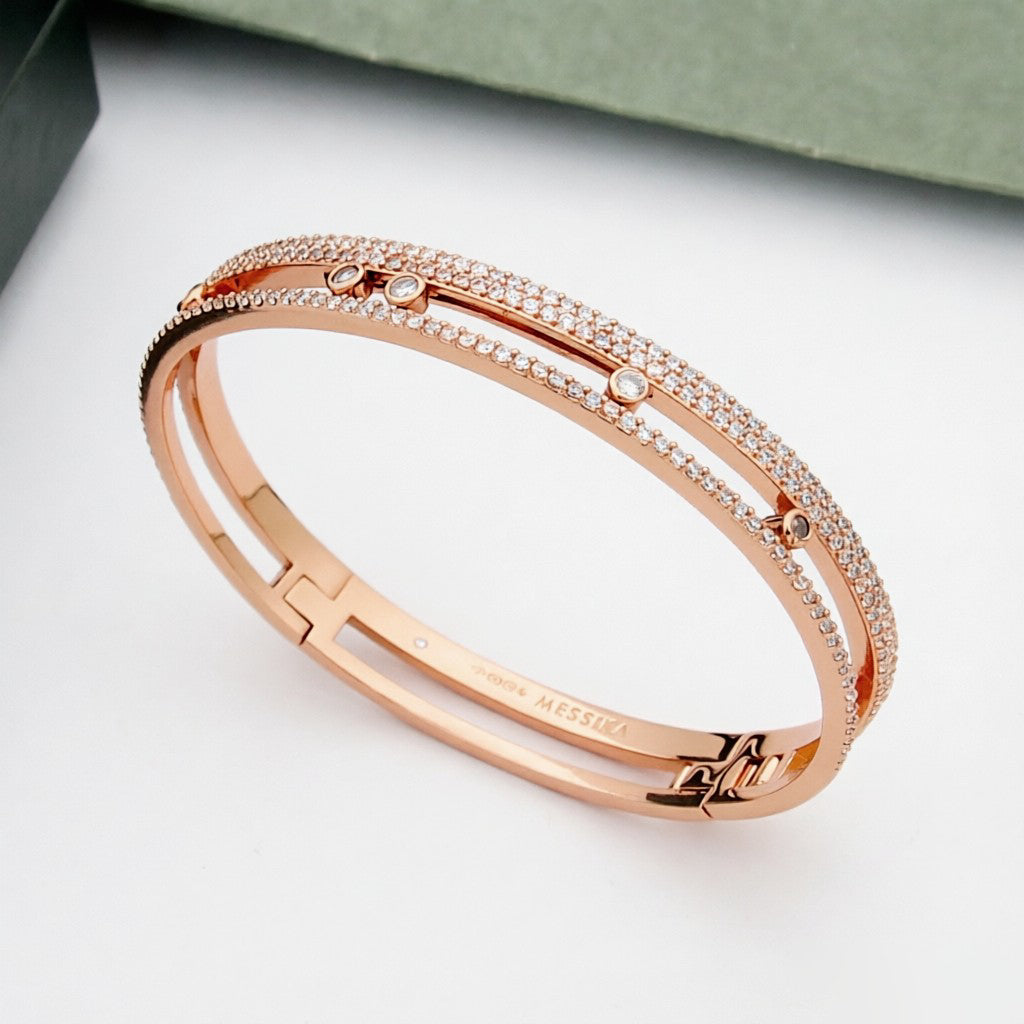 [OAKJURI Jewelry]Move Romane pavé bangle