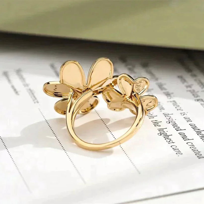 [OAKJURI Jewelry]CLOVER COMOS GOLD DIAMOND RING