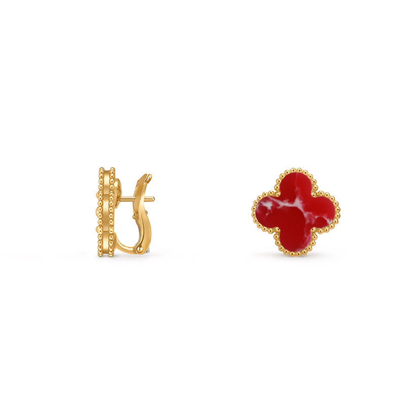 [OAKJURI Jewelry]CLOVER 15MM MOP EARRINGS COLLECTION