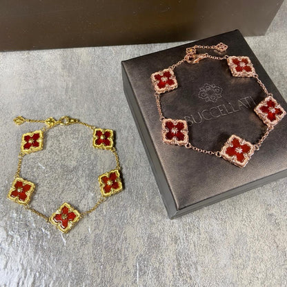 [OAKJURI Jewelry JEWELRY] OPERA 5 MOTIFS TULLE ENAMEL BRACELET