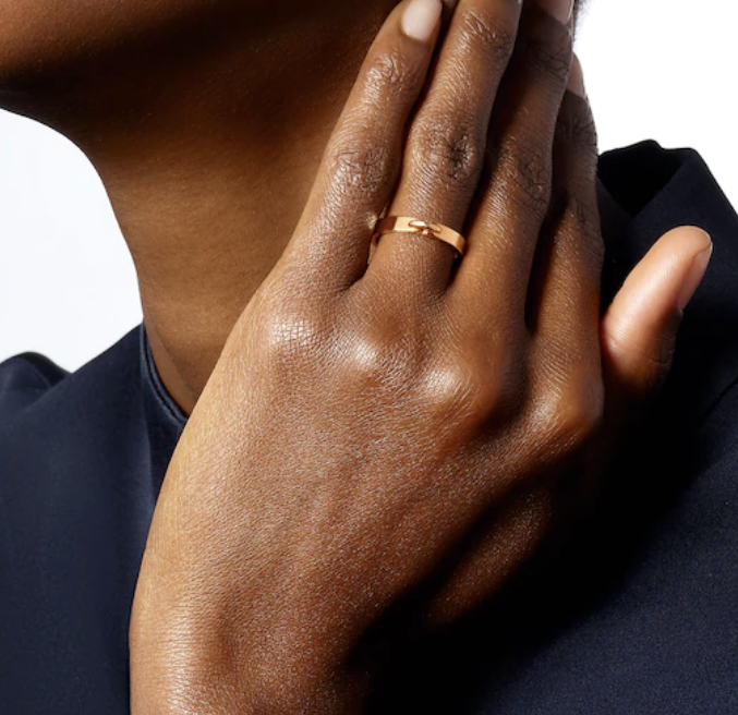 [OAKJURI Jewelry]ALLIANCE LIENS VIDENCE 3MM RING