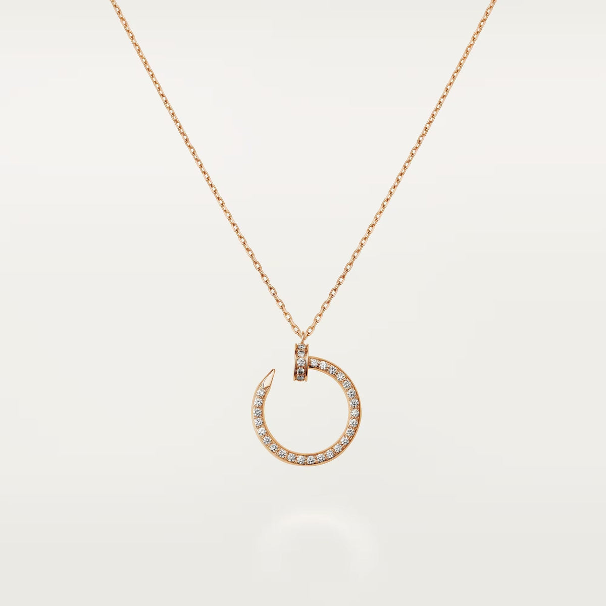 [OAKJURI Jewelry] JUSTE NECKLACE FULL DIAMOND
