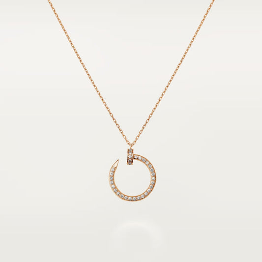 [OAKJURI Jewelry] JUSTE NECKLACE FULL DIAMOND