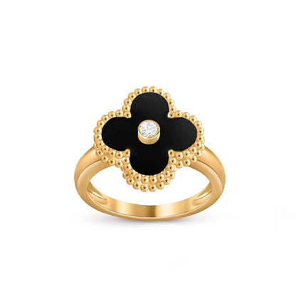 [OAKJURI Jewelry]CLOVER DIAMOND RING GOLD COLLECTION