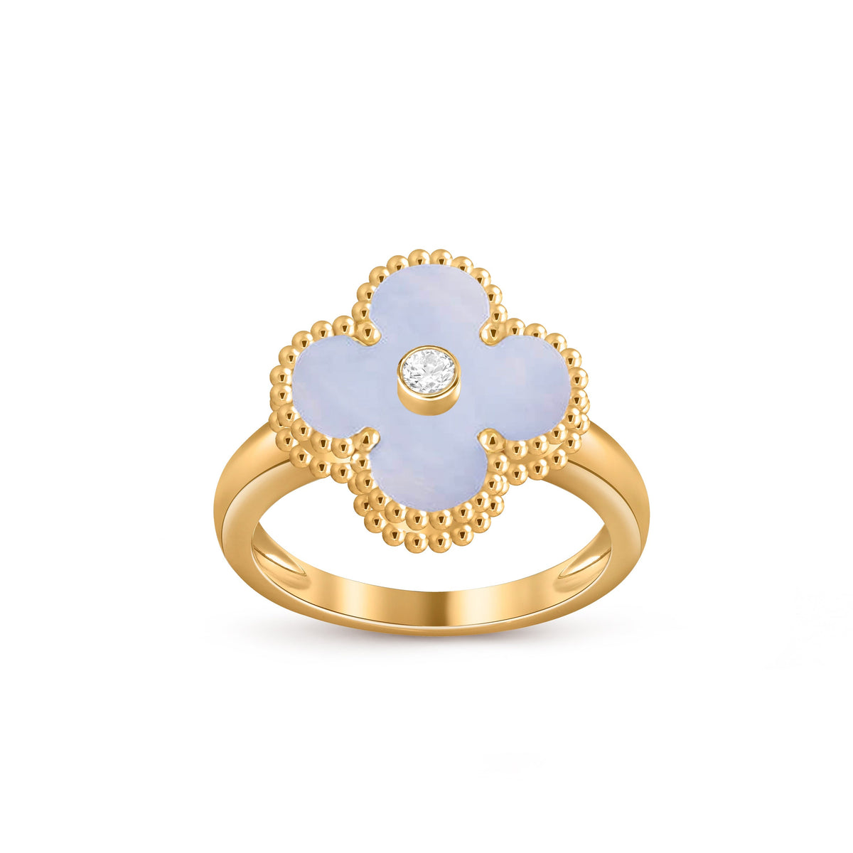 [OAKJURI Jewelry]CLOVER DIAMOND RING GOLD COLLECTION