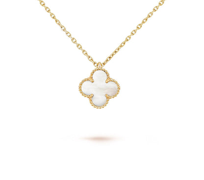 [OAKJURI Jewelry]CLOVER MINI 9.5MM CARNELIANS NECKLACE COLLECTION
