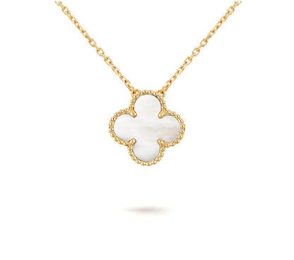 [OAKJURI Jewelry]CLOVER 15MM SINGLE FLOWER NECKLACE COLLECTION