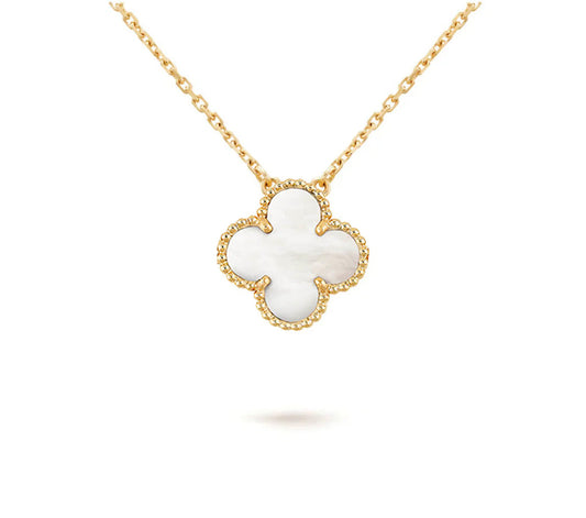 [OAKJURI Jewelry]CLOVER 15MM SINGLE FLOWER NECKLACE COLLECTION