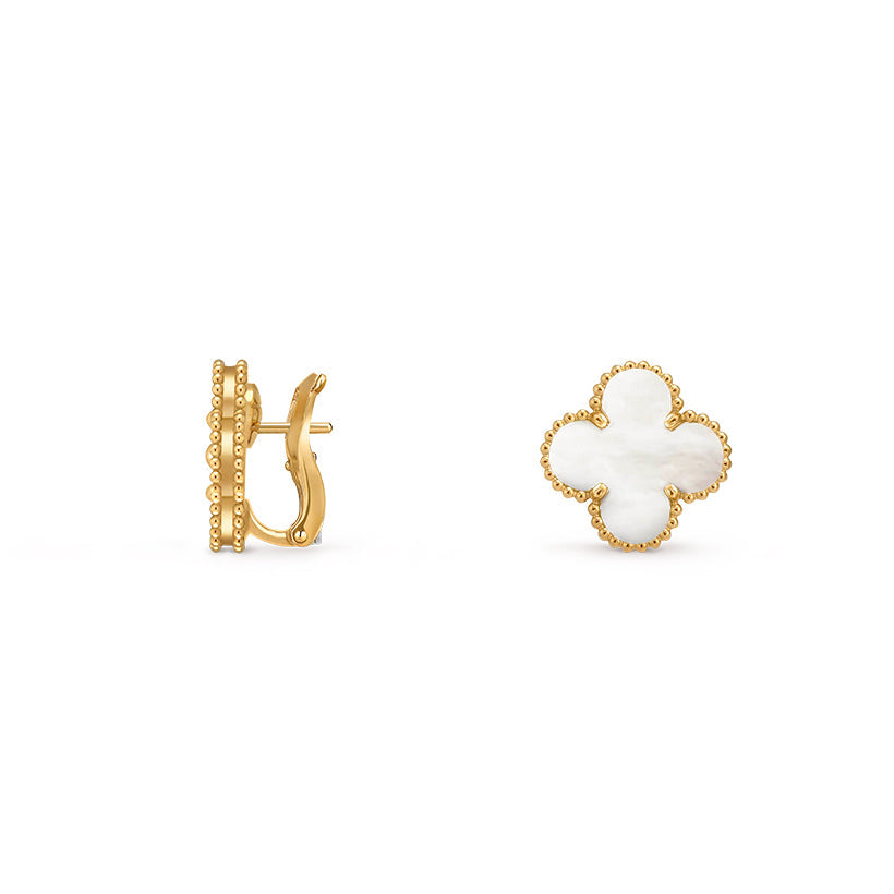 [OAKJURI Jewelry]CLOVER 15MM MOP EARRINGS COLLECTION